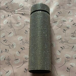 Rhinestone Studded Water Bottle
